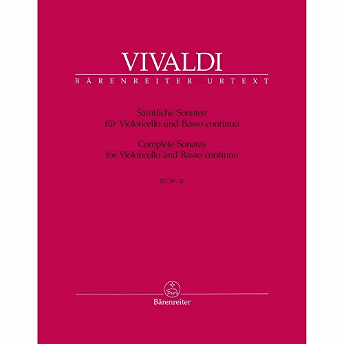 Sämtliche Sonaten für Vc u. Bc. RV 39-47, Set of 3 von Bärenreiter Verlag Kasseler Großauslieferung